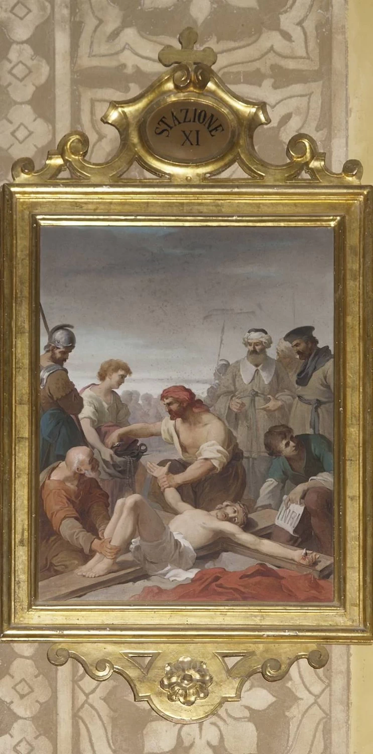 Via Crucis - Gesù Cristo inchiodato alla croce